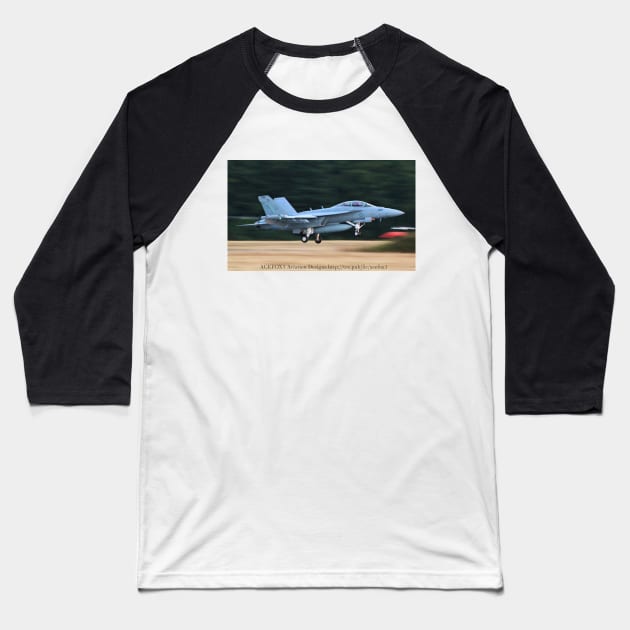 EA-18G Growler Super Hornet 10 Baseball T-Shirt by acefox1